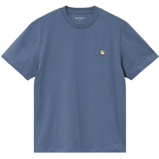 T-shirt Donna Carhartt Wip - W' S/S American Script T-Shirt - Blu