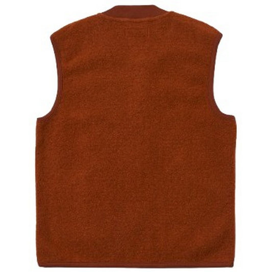 Gilet Uomo Universal Works - Zip Waistcoat - Marrone