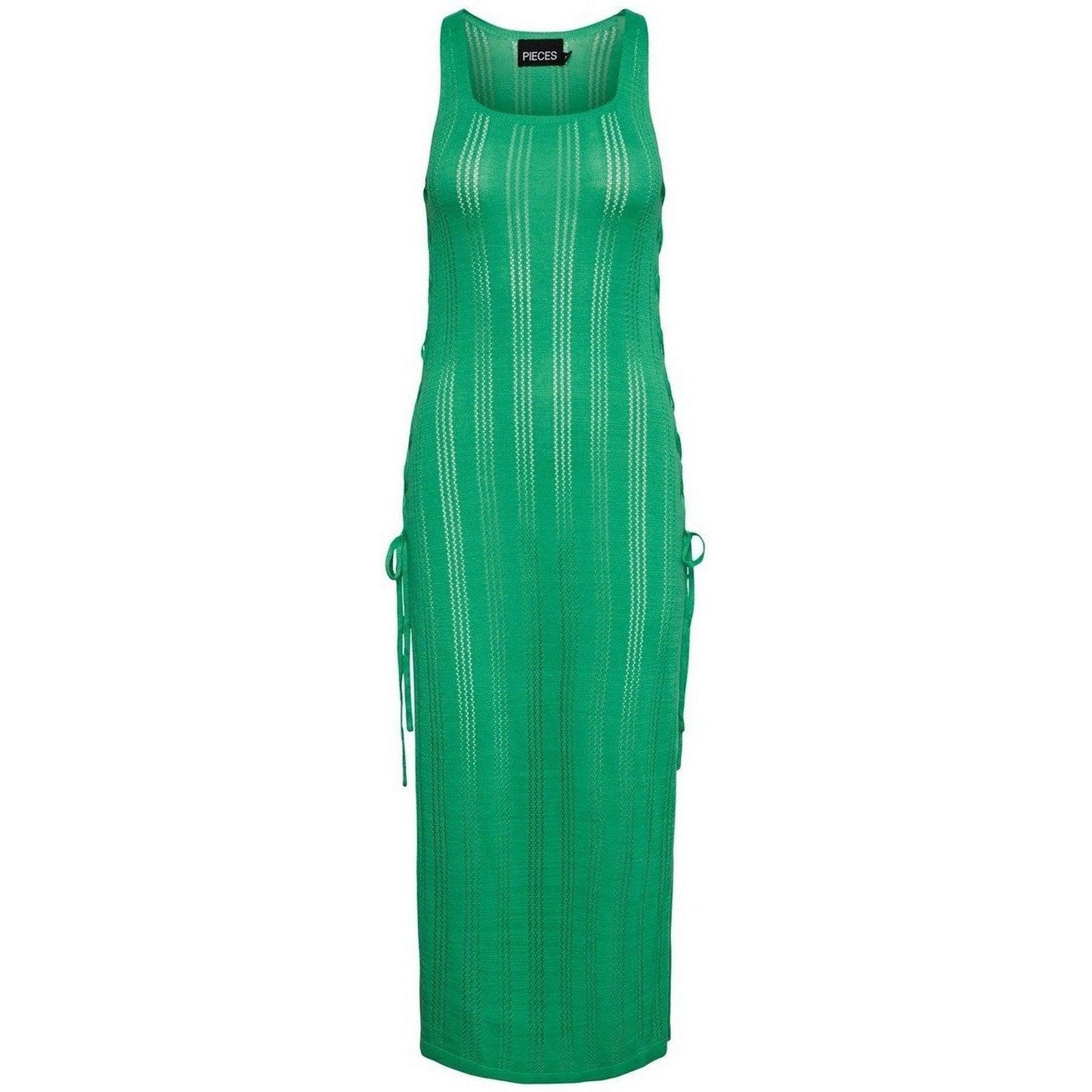 Vestiti casual Donna Pieces - Pcbeana Long Knit Dress Sww Bc - Verde