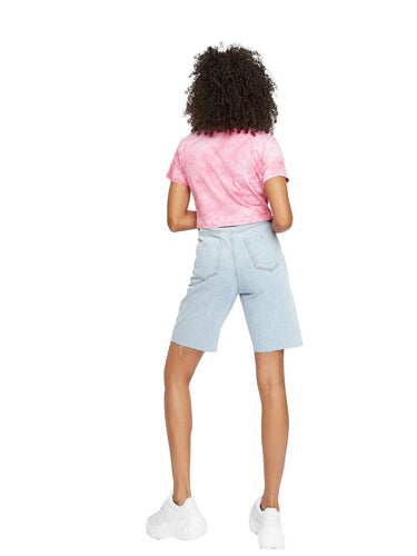Glamorous Bermuda Femme - Short Femme - Bleu