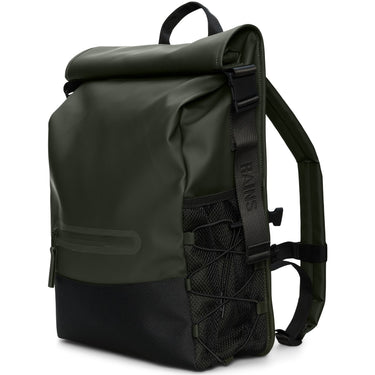 Borse a spalla Unisex Rains - Trail Mountaineer Rolltop W3 - Verde