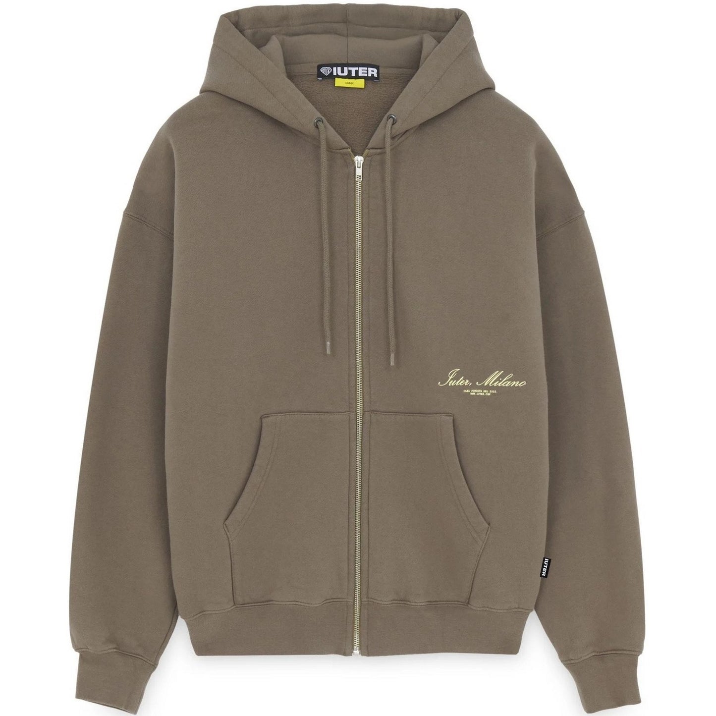Felpe con cappuccio Uomo Iuter - Tune Zip Hoodie - Grigio