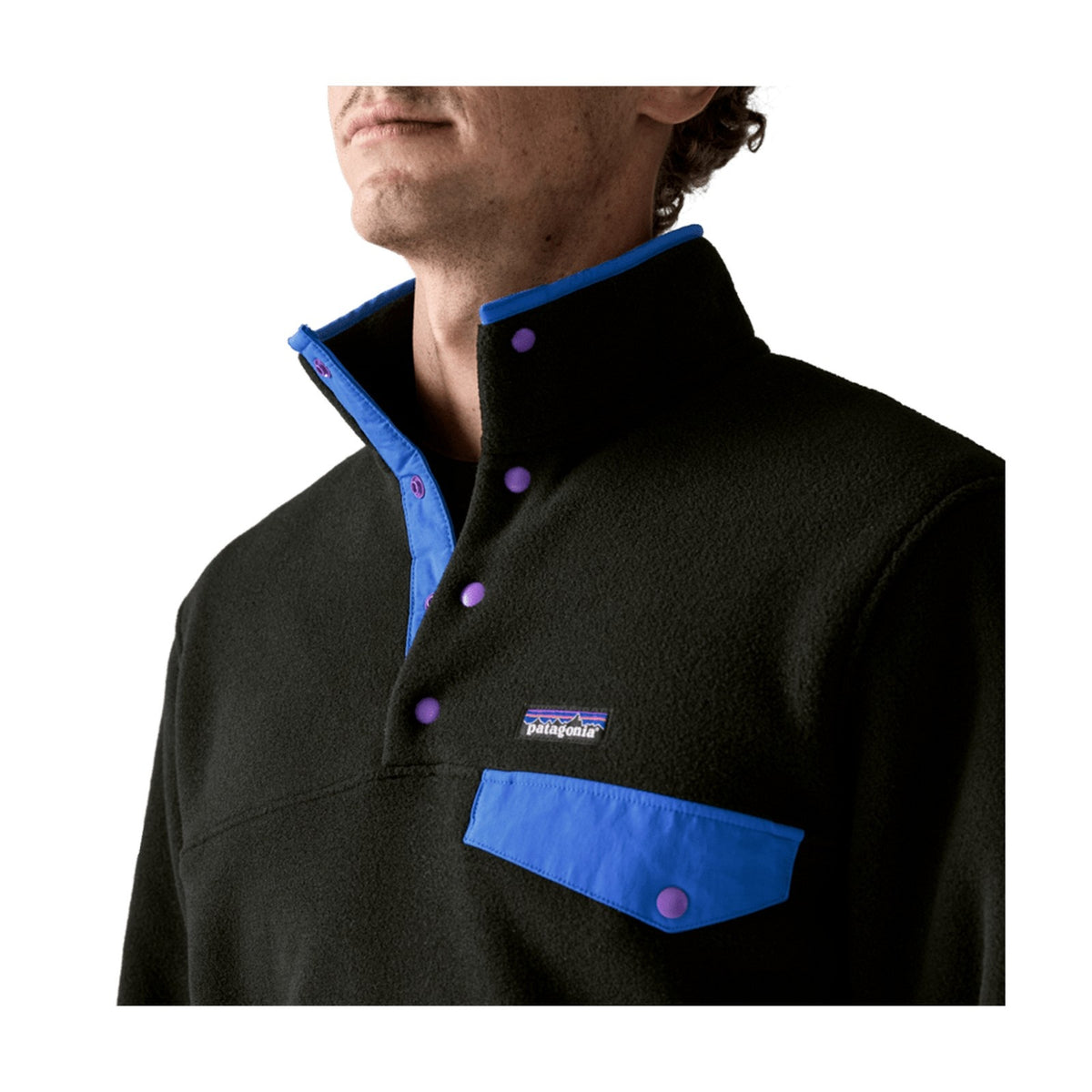 Giacche Uomo Patagonia - M's LW Synch Snap-T P/O - Nero