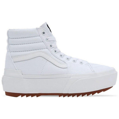 Sneaker Donna Vans - UA SK8-Hi Stacked - Bianco