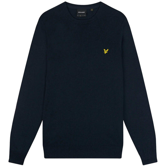 Maglioni Uomo Lyle & Scott - Crew Neck Cotton Merino Jumper - Blu