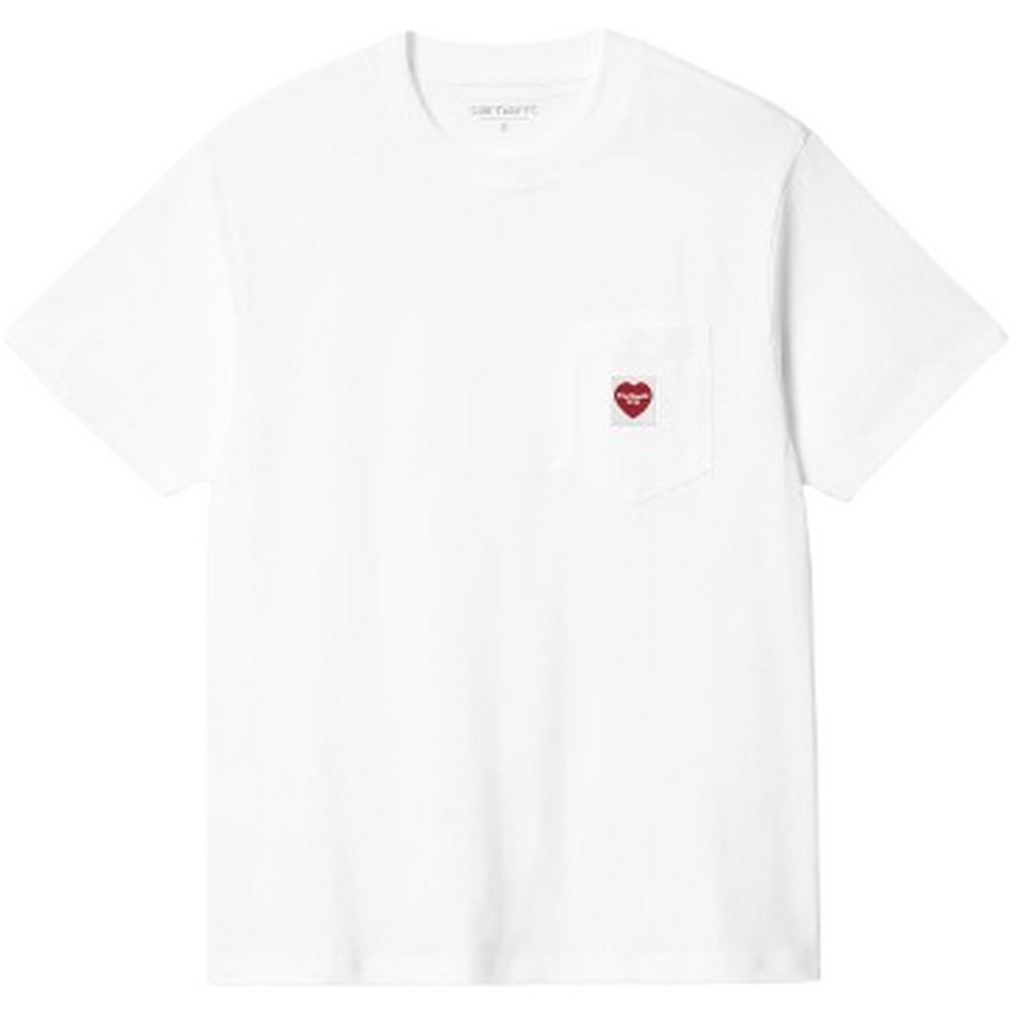 Carhartt Wip T-Shirt Femme - W' S/S Pocket Heart T-Shirt - Blanc