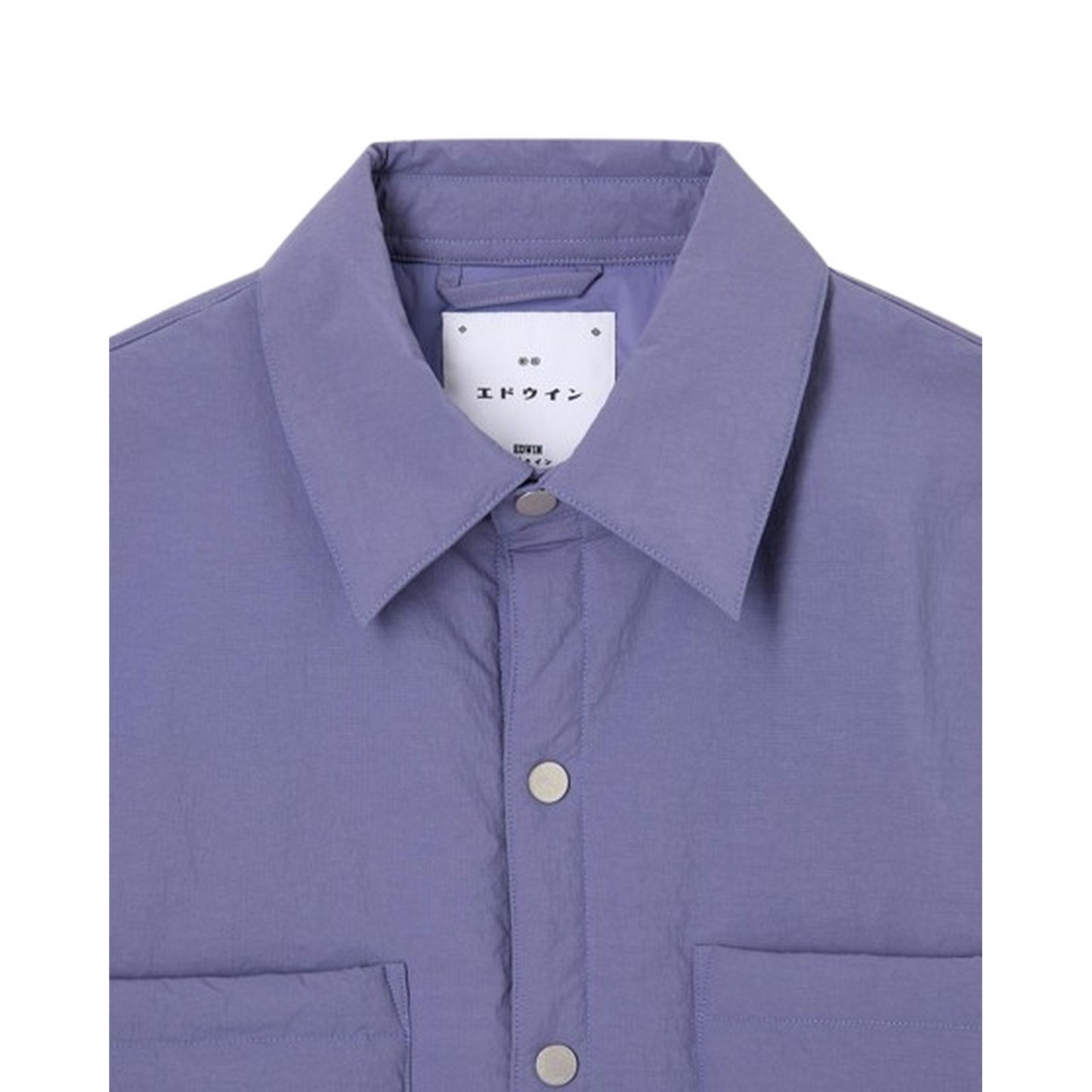 Giacche Uomo Edwin - Sphere Padded Overshirt Ls - Viola