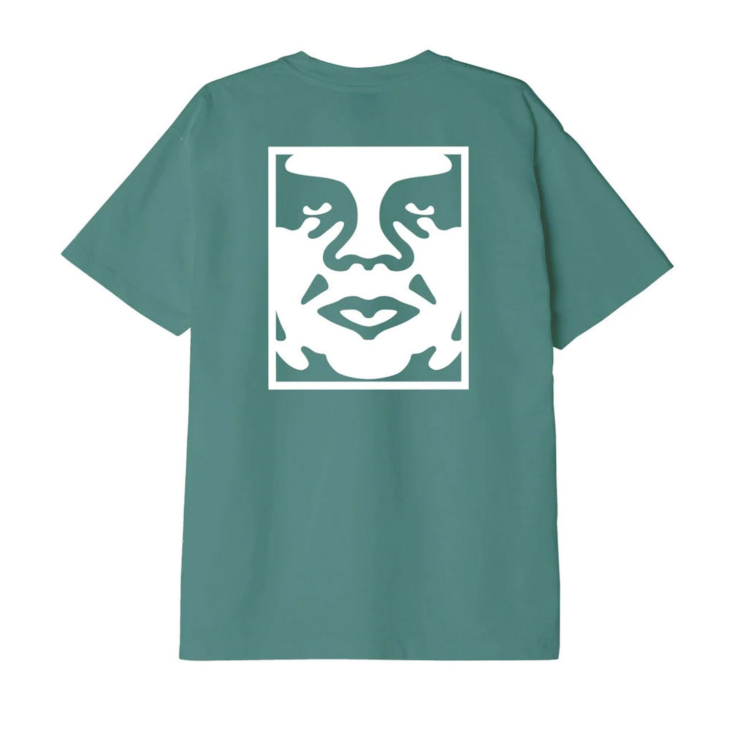 T-shirt Unisex Obey - Obey Bold Icon Heavyweight Tee - Verde