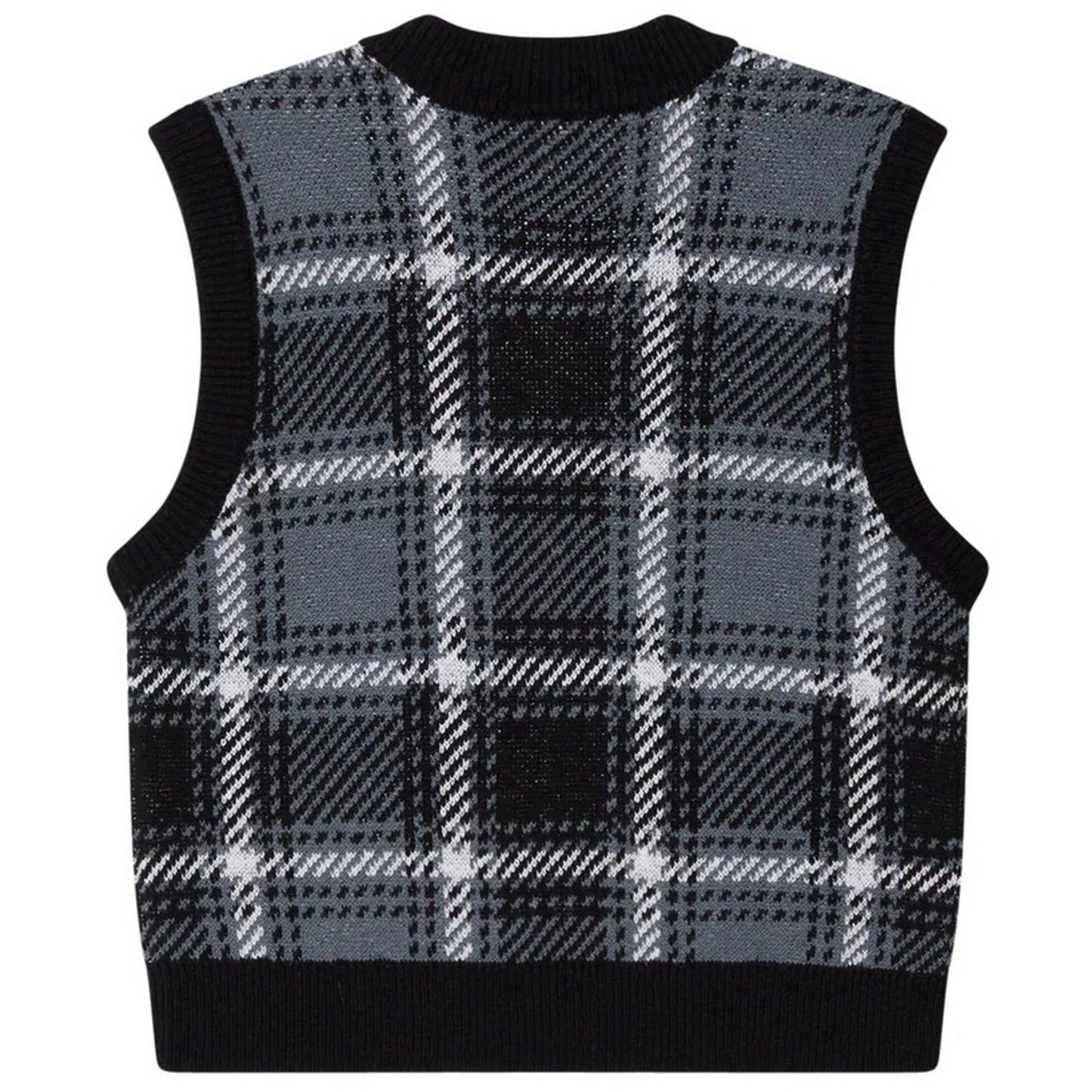 Gilet Uomo Obey - Obey Avon Plaid Vest - Nero