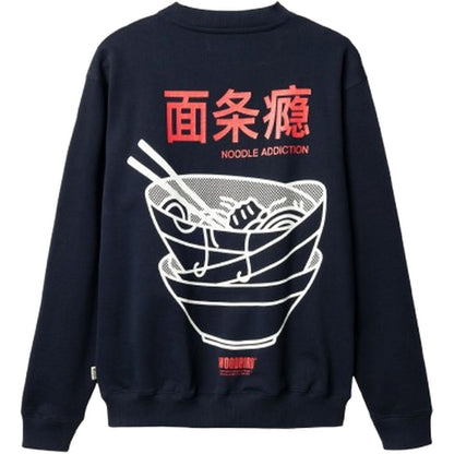 Felpe senza cappuccio Uomo Woodbird - WBCane Bowl Crew - Blu