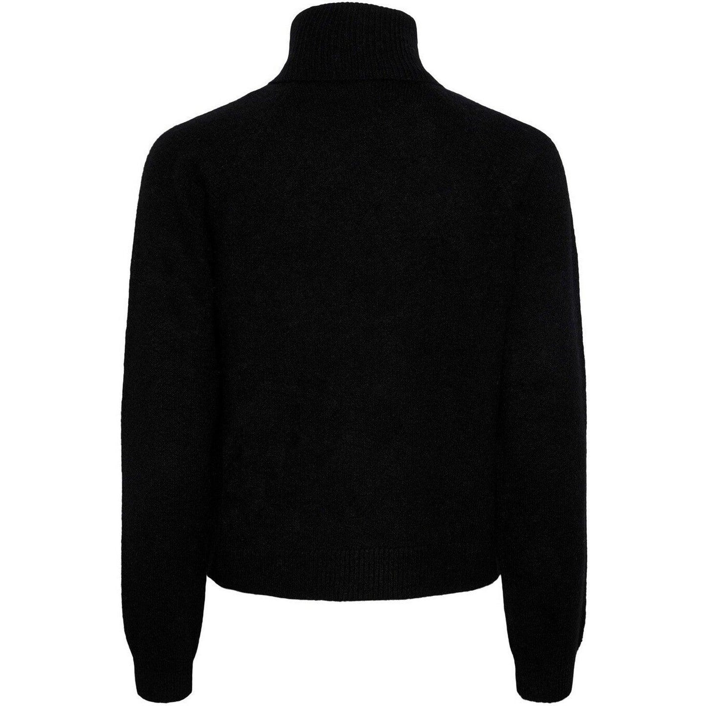 Maglie Donna Pieces - Pcjuliana Ls Rollneck Knit Noos Bc - Nero