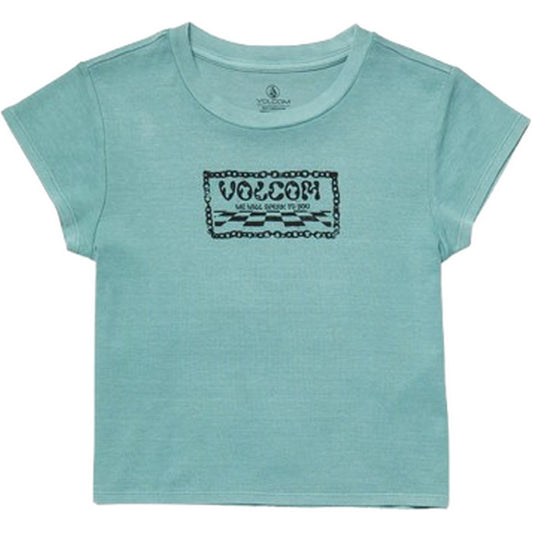 T-shirt Donna Volcom - Fa F Rygalski Baby Tee - Verde