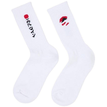 Calze Unisex Edwin - Kamifuji Socks - Bianco