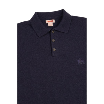 Polo a manica lunga Uomo Baracuta - Shetland Polo - Blu