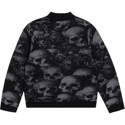 Felpe con cappuccio Uomo Propaganda - Zip Up Sweater Ossuary - Nero