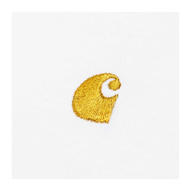 T-shirt męski Carhartt Wip – T-shirt S/S Chase – Biały