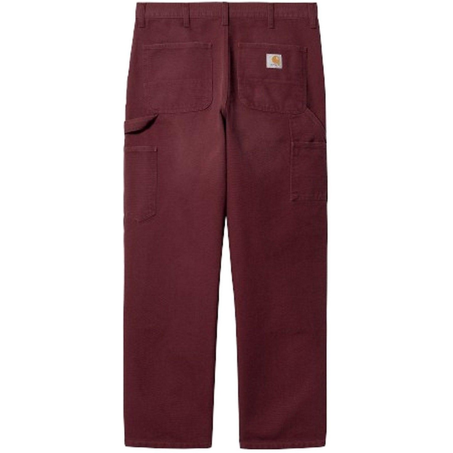 Pantaloni Uomo Carhartt Wip - Double Knee Pant Organic Cotton Dearborn Canvas - Bordeaux