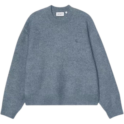 Maglie Donna Carhartt Wip - W' Curtis Sweater - Blu