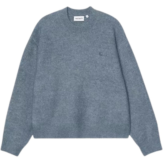 Maglie Donna Carhartt Wip - W' Curtis Sweater - Blu