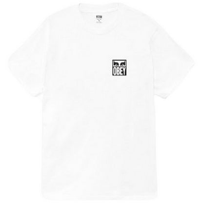 T-shirt Uomo Obey - Obey Eyes Icon 2 Classic Tee - Bianco