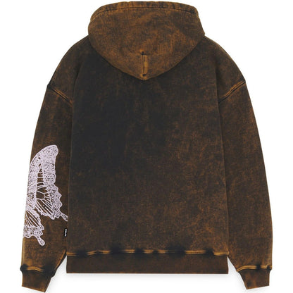 Felpe con cappuccio Uomo Iuter - Butterfly Marble Zip Hoodie - Nero