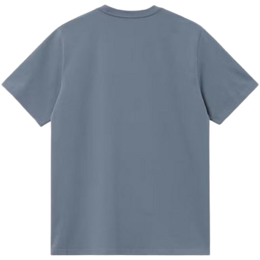 T-shirt Uomo Carhartt Wip - S/S Chase T-Shirt - Celeste