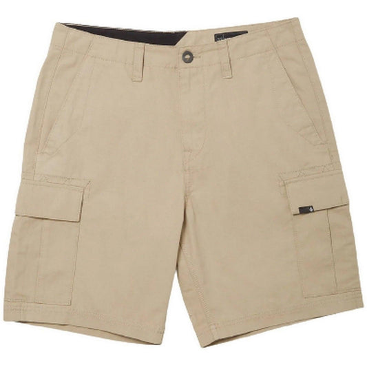 Bermuda Uomo Volcom - March Cargo Short - Beige