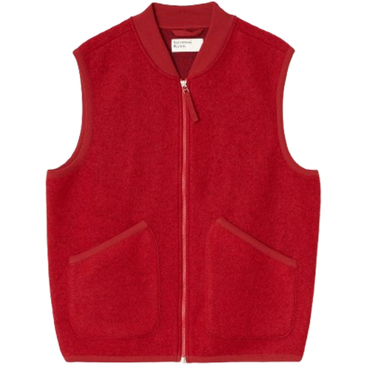 Gilet Uomo Universal Works - Zip Waistcoat - Rosso