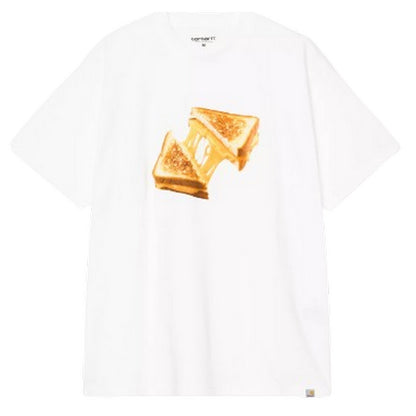 T-shirt Uomo Carhartt Wip - S/S Cheese Toast T-Shirt - Bianco