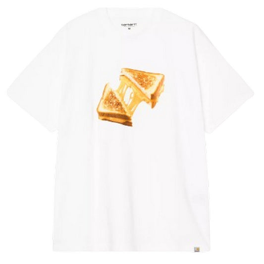 T-shirt Uomo Carhartt Wip - S/S Cheese Toast T-Shirt - Bianco