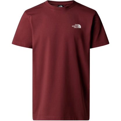T-shirt Uomo The North Face - M S/S Simple Dome Tee - Bordeaux