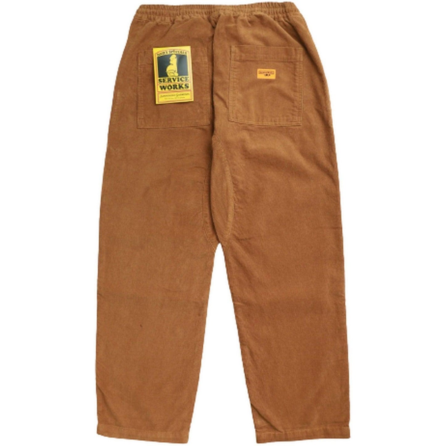 Pantaloni Uomo Service Works - Corduroy Chef Pants - Marrone