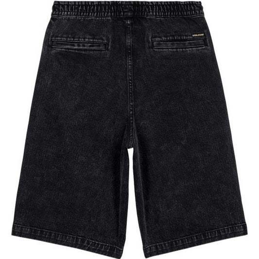Pantaloncini Ragazzo Volcom - Freazy Loose Denim Ew Short - Nero