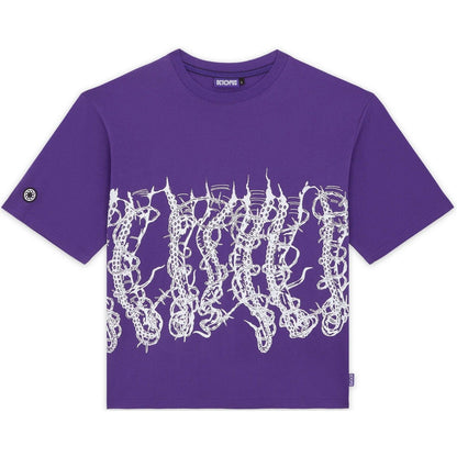 T-shirt Uomo Octopus - Octopus By Giorgio Di Salvo – Barbed Wire Tee - Viola