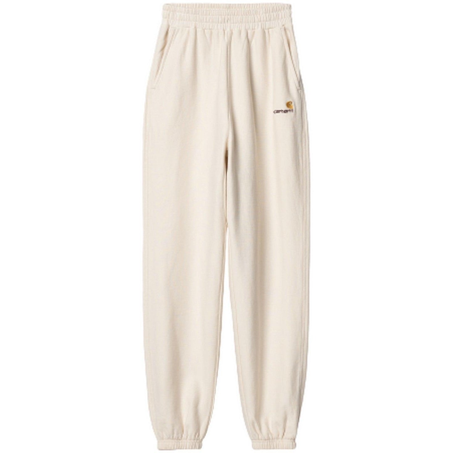 Pantaloni Donna Carhartt Wip - W' American Script Sweat Pant - Panna