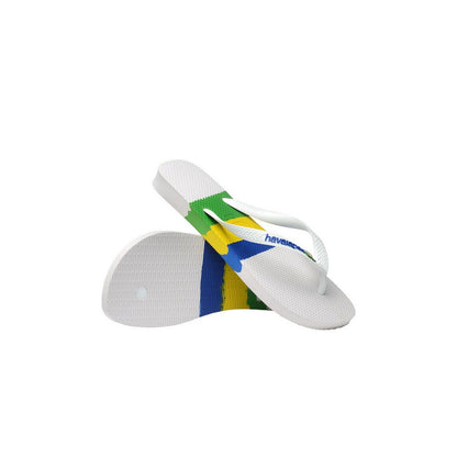 Havaianas Men's Flip Flops - Brasil Tech - White