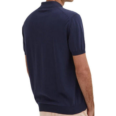 Baracuta Polo pour hommes - SS Polo Knit Cotton Garment Dyed - Bleu