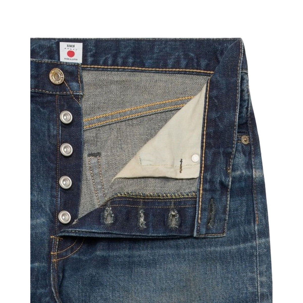 Jeans Uomo Edwin - Regular Straight Japan - Blu