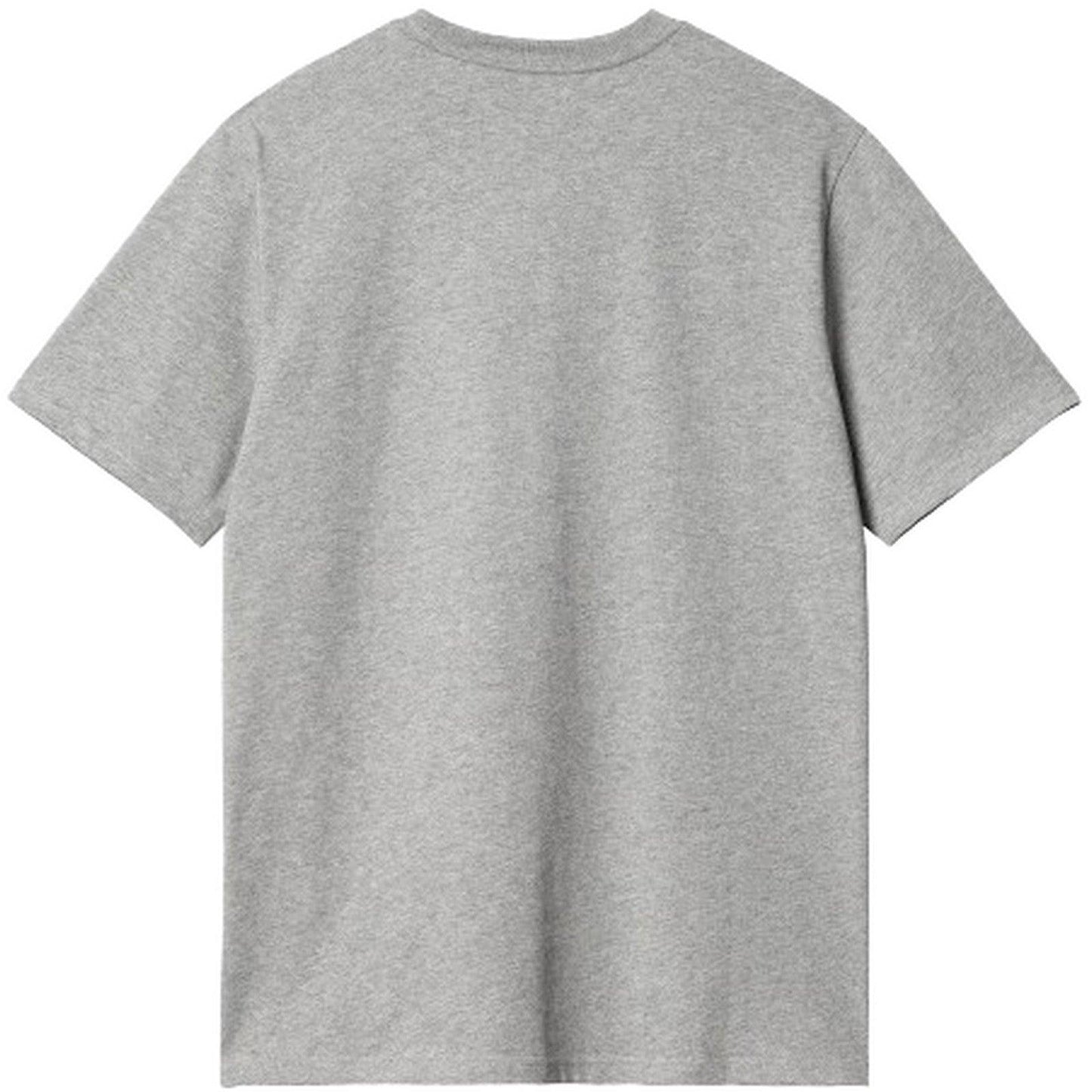 T-shirt Uomo Carhartt Wip - S/S Pocket T-Shirt - Grigio