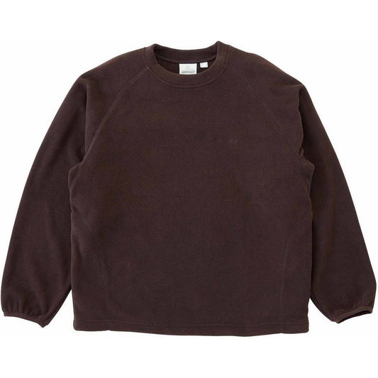 Maglie Uomo Gramicci - Thermal Fleece Crew - Marrone