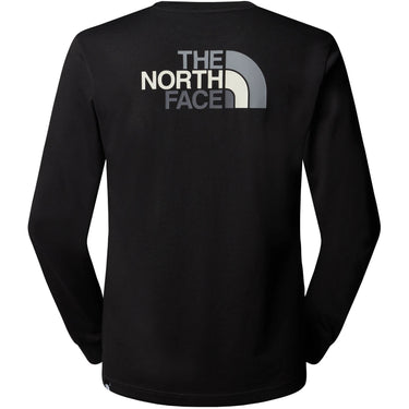 Męskie koszule z długim rękawem The North Face – M L/S Easy Tee – Czarne