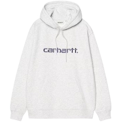 Felpe con cappuccio Donna Carhartt Wip - W' Hooded Carhartt Sweatshirt - Grigio