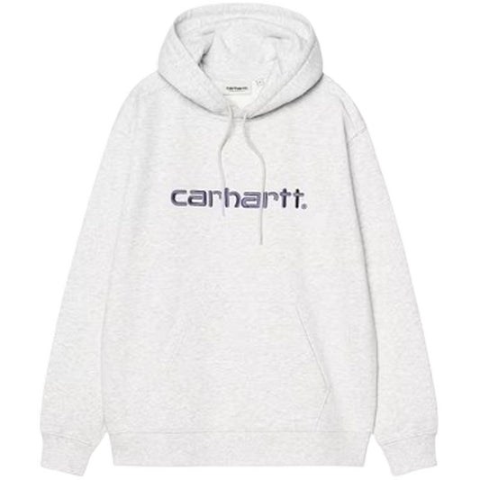 Felpe con cappuccio Donna Carhartt Wip - W' Hooded Carhartt Sweatshirt - Grigio