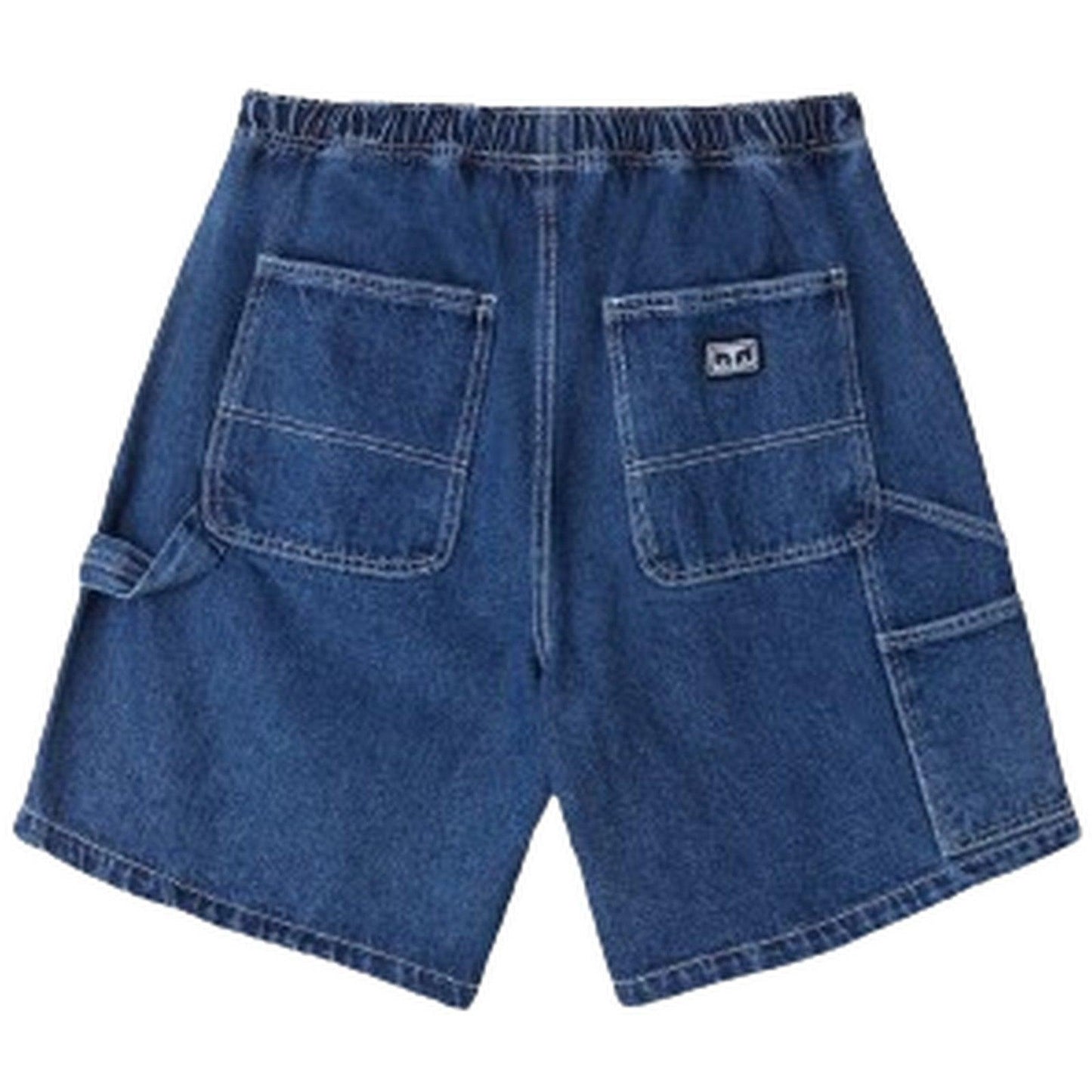 Pantaloncini Uomo Obey - Easy Denim Carpenter Short - Blu