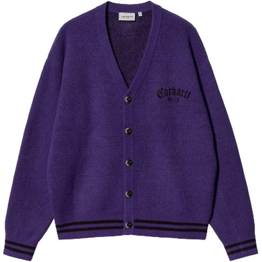 Cardigan Uomo Carhartt Wip - Onyx Cardigan - Viola