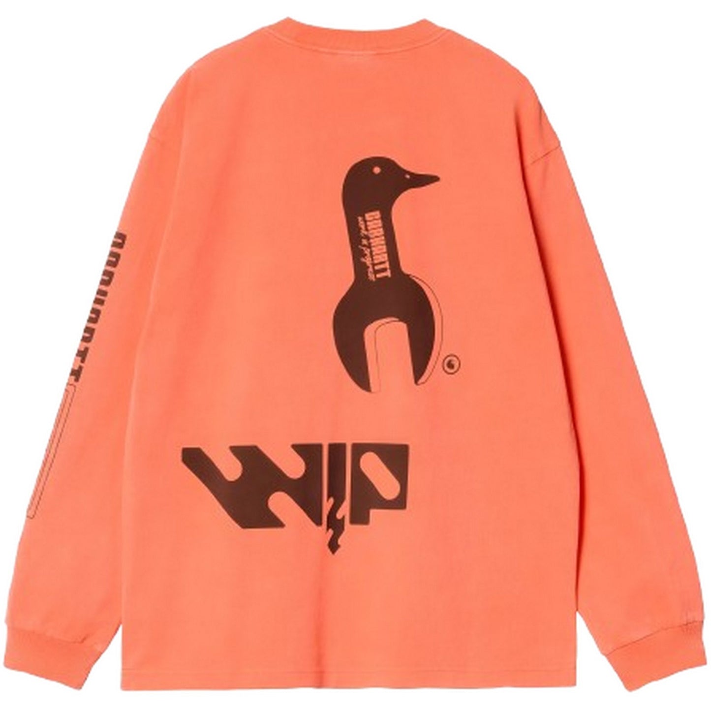 Maglie a manica lunga Uomo Carhartt Wip - L/S Industry T-Shirt - Arancione