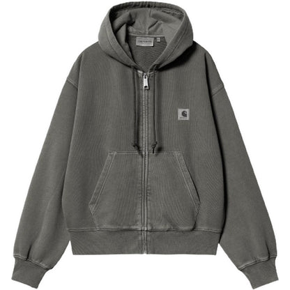 Felpe con cappuccio Donna Carhartt Wip - W' Hooded Nelson Jacket - Grigio