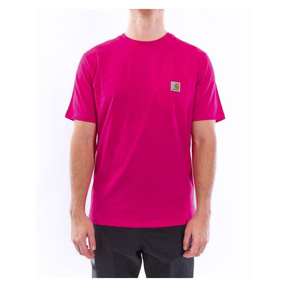 T-shirt Uomo Carhartt Wip - S/S Pocket T-Shirt - Fucsia