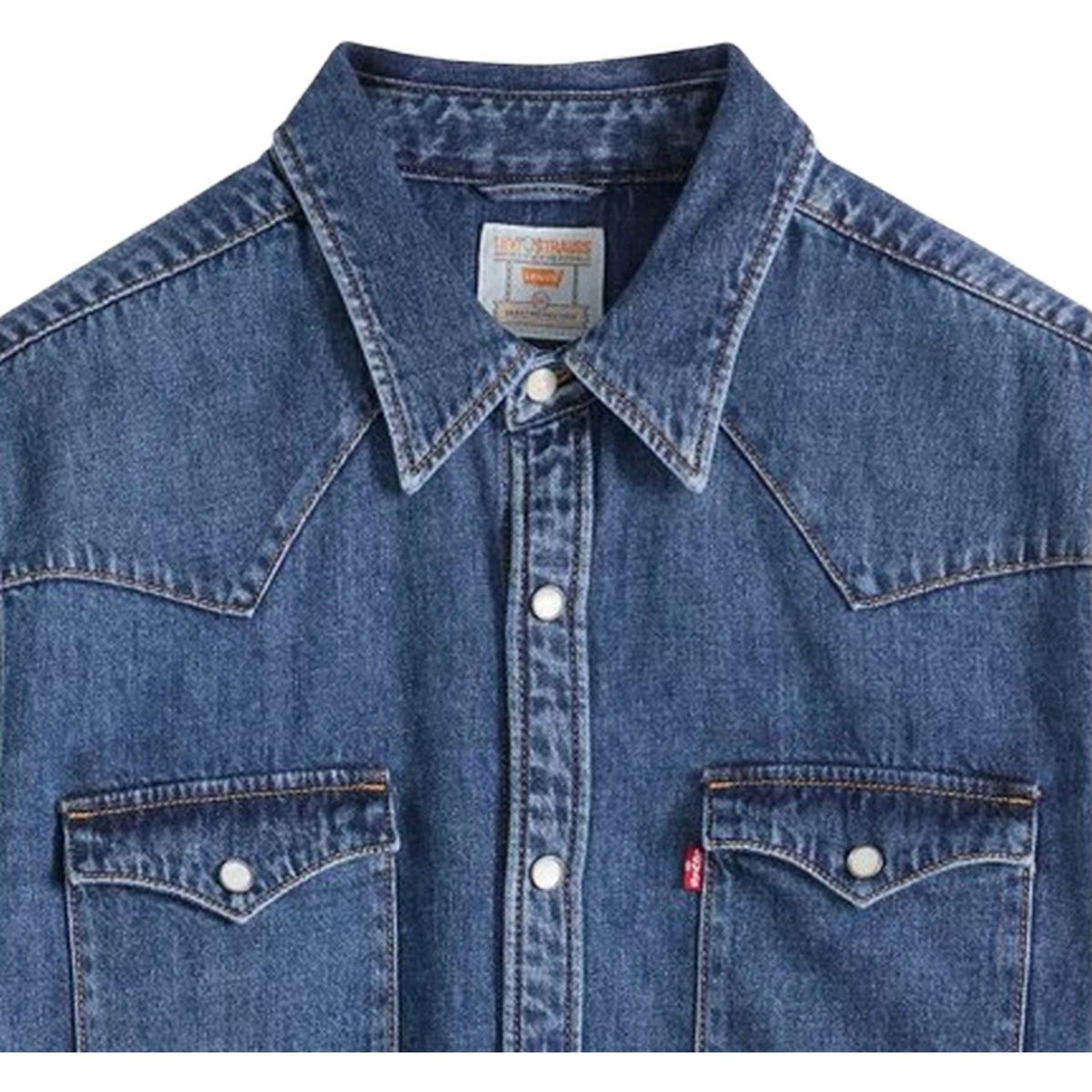 Camicie casual Uomo Levi's - Barstow Western Standard - Blu