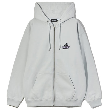 Felpe con cappuccio Unisex XLarge - Slanted Og Zip Hooded Sweatshirt - Grigio